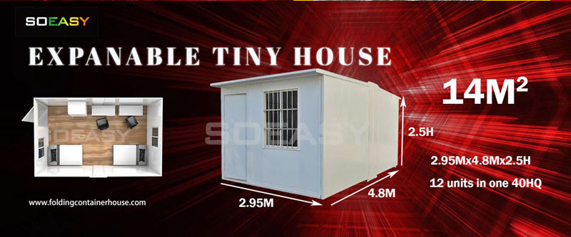 expandable container hosue 14square meter