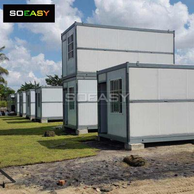 Prefab Rumah Lipat Asrama Perlombongan Penginapan Tapak Pembinaan Kem Buruh