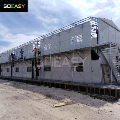 Tapak Pembinaan Pejabat Lelaki Penginapan Kem Perlombongan Penginapan Suku Pekerja Rumah pasang siap