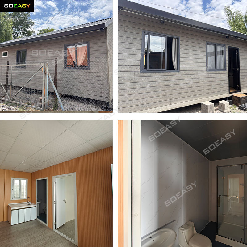 Rumah Vila Prefab SOEASY Untuk Rumah Keluarga Resort Rumah Percutian Rumah Gunung di Eropah